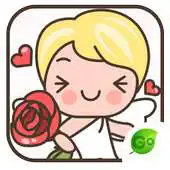 Free play online GO Keyboard Cupid Sticker APK