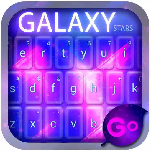 Free play online GO Keyboard Galaxy Stars Theme  APK