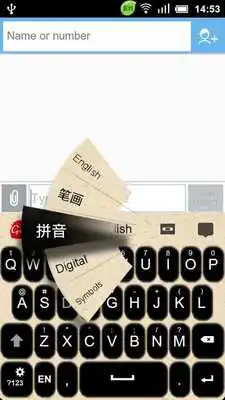 Play GO Keyboard Ink theme