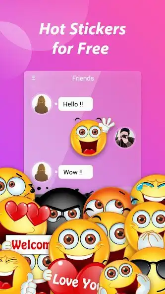 Play GO Keyboard Pro - Emoji, GIF,  as an online game GO Keyboard Pro - Emoji, GIF,  with UptoPlay