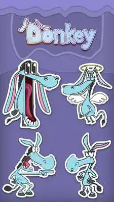 Play GO Keyboard Sticker Donkey