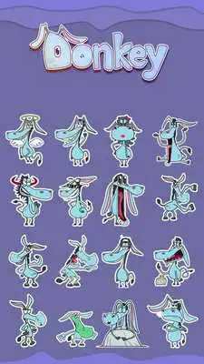 Play GO Keyboard Sticker Donkey