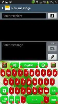 Play GO Keyboard Sweet Strawberry