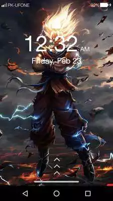 Play Goku Anime Super HD Lock Screen
