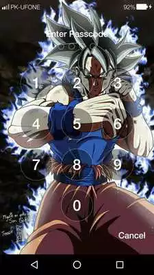 Play Goku Anime Super HD Lock Screen