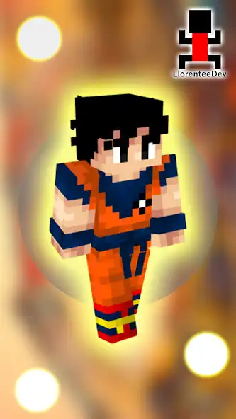 Play Goku skins for Minecraft PE as an online game Goku skins for Minecraft PE with UptoPlay