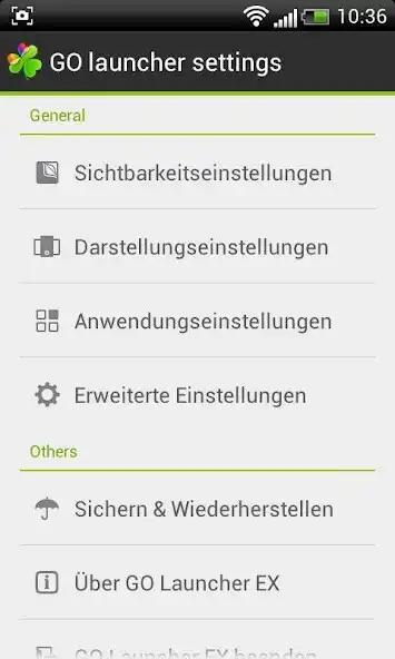 Play GO LauncherEX German language as an online game GO LauncherEX German language with UptoPlay