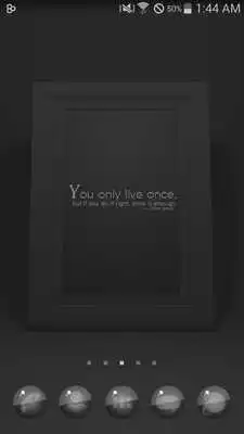 Play Go launcher theme Soft quote D