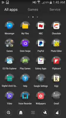 Play Go launcher theme Soft quote D