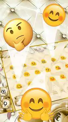 Play Gold Beautify Bow Keyboard