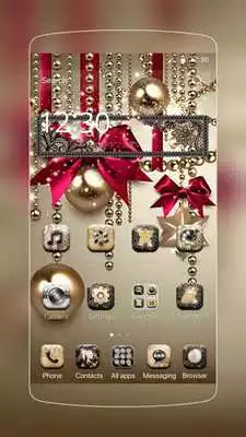 Play Gold Christmas Decoration