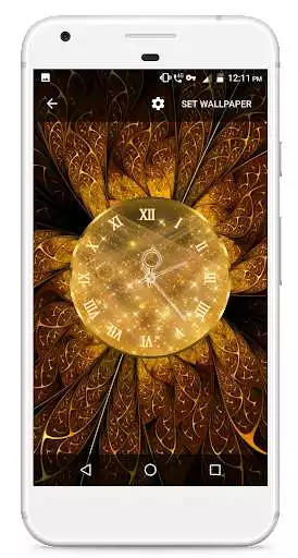 Play Gold Clock Live Wallpaper as an online game Gold Clock Live Wallpaper with UptoPlay