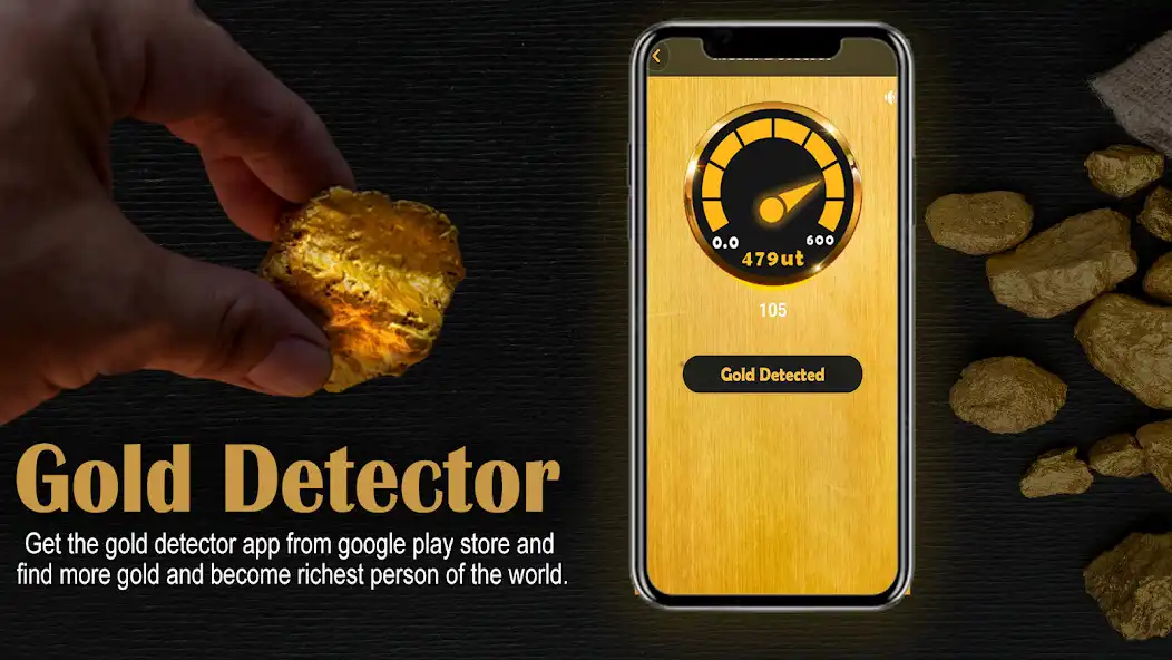 Play Gold Detector 2023 as an online game Gold Detector 2023 with UptoPlay