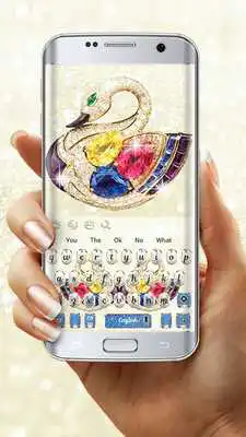 Play Gold Diamond Swan Keyboard