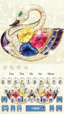 Play Gold Diamond Swan Keyboard