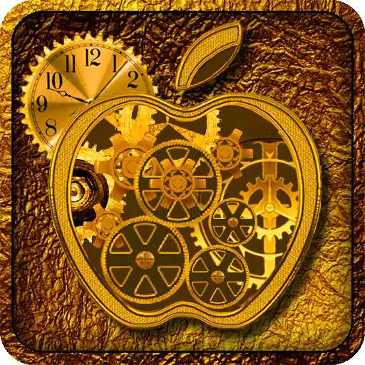 Play Golden Apple Clock Live WallPaper APK