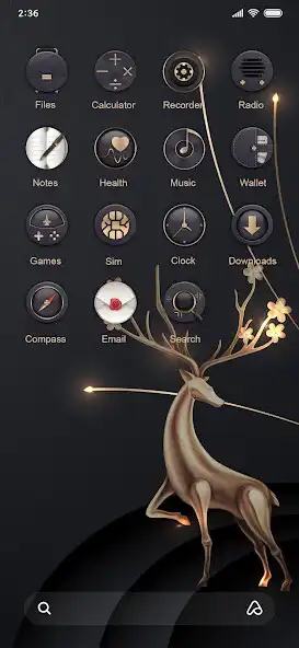 Play Golden Black Icon Pack as an online game Golden Black Icon Pack with UptoPlay