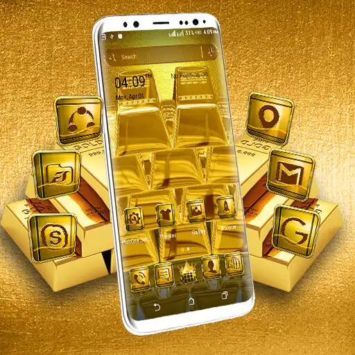 Play Golden Bricks Launcher Theme APK