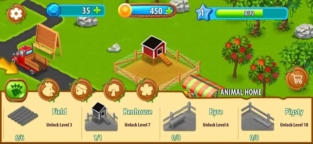 Play Golden Farm Fantasy City as an online game Golden Farm Fantasy City with UptoPlay
