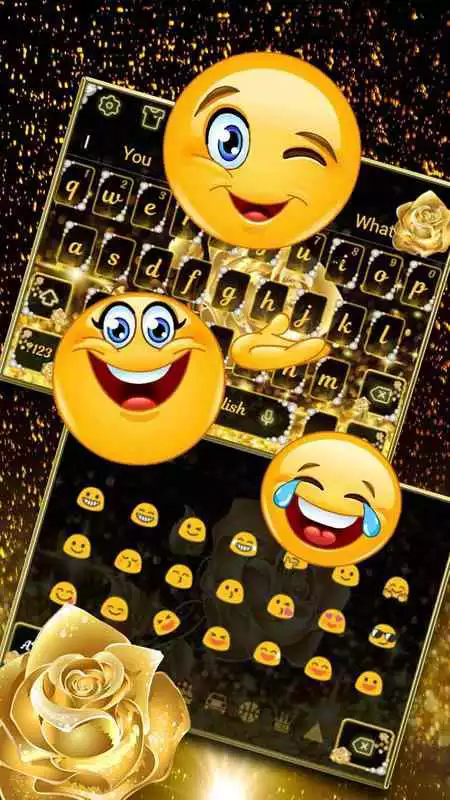 Play Golden Flower Butterfly Keyboard Theme