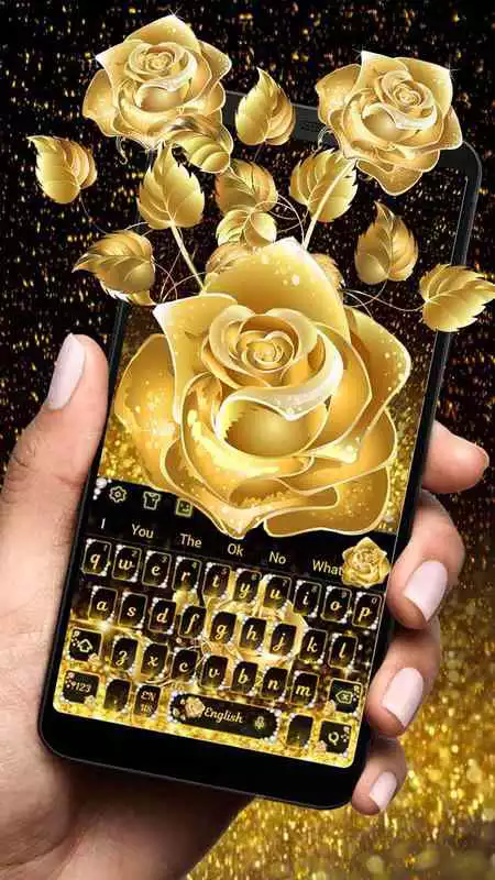 Play Golden Flower Butterfly Keyboard Theme