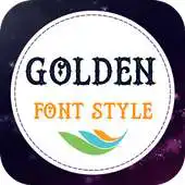 Free play online Golden Font Style APK