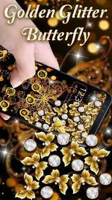 Play Golden Glitter Butterfly