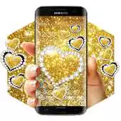 Free play online Golden Glitter Diamond Love Gravity Theme APK