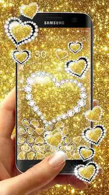 Play Golden Glitter Diamond Love Gravity Theme