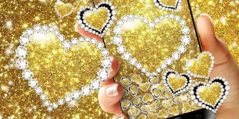 Play Golden Glitter Diamond Love Gravity Theme