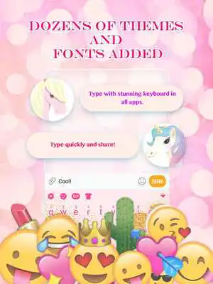 Play Golden Glitter Love Heart Keyboard Theme for Girls