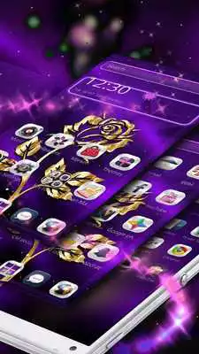 Play Golden Purple Flower