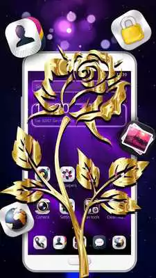 Play Golden Purple Flower
