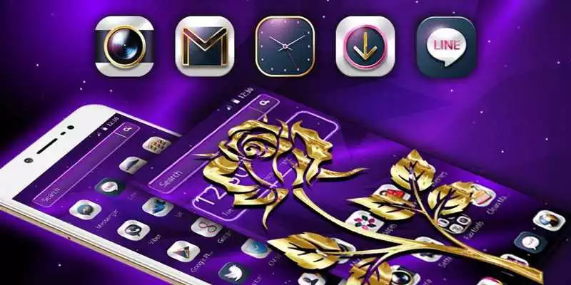 Play Golden Purple Flower