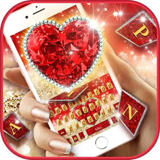 Play Golden Red Luxury Heart Keyboard Theme APK Play Golden Red Luxury Heart Keyboard Theme APK
