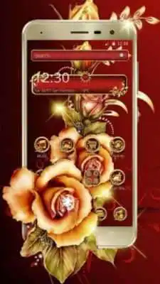 Play Golden Red Luxury Rose Theme