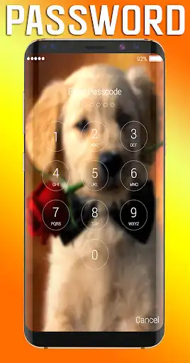 Play Golden Retriever Lock Screen as an online game Golden Retriever Lock Screen with UptoPlay