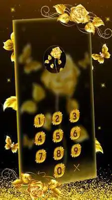 Play Golden Rose Launcher Theme