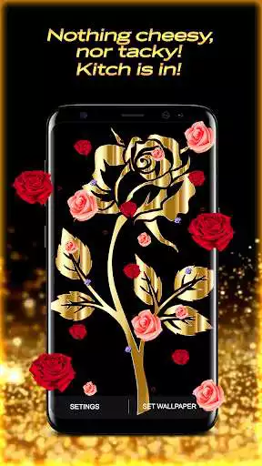 Play Golden Rose Live Wallpaper HD as an online game Golden Rose Live Wallpaper HD with UptoPlay