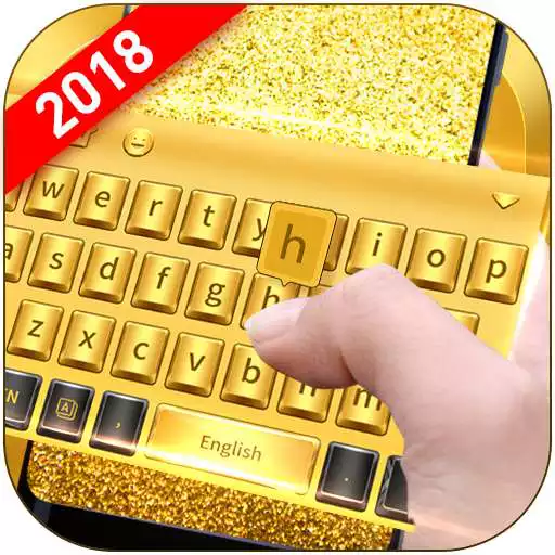 Free play online Golden Smart Keyboard with Emoji APK