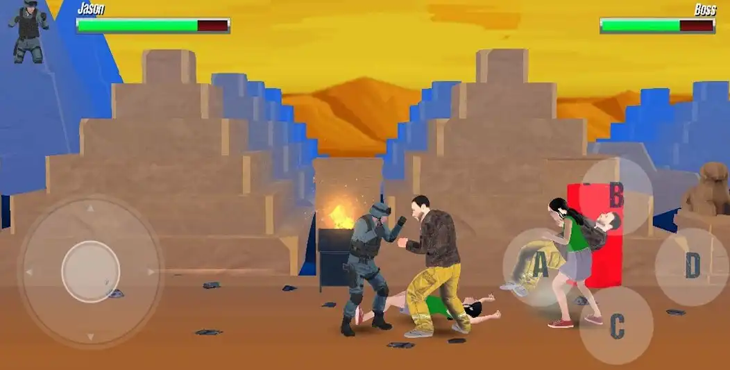 Play Golden Street Fight  and enjoy Golden Street Fight with UptoPlay