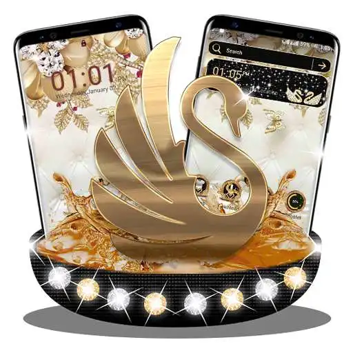Play Golden Swan Launcher Theme APK Play Golden Swan Launcher Theme APK