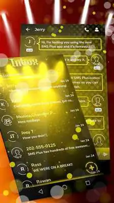 Play Golden Theme for SMS