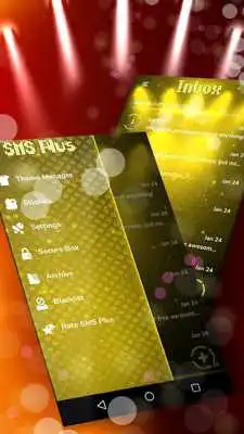 Play Golden Theme for SMS
