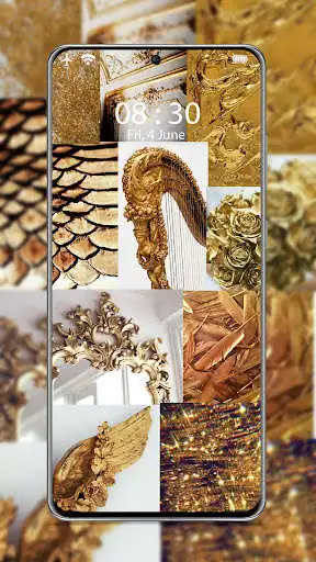 Play Golden wallpaper HD gold aesthetic  and enjoy Golden wallpaper HD gold aesthetic with UptoPlay