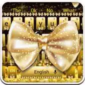 Free play online Gold Glitter Bowknot Keyboard APK Free play online Gold Glitter Bowknot Keyboard APK