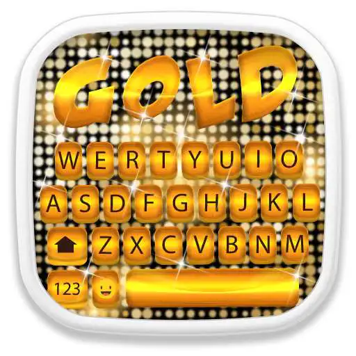 Play Gold Glitter Keyboard APK