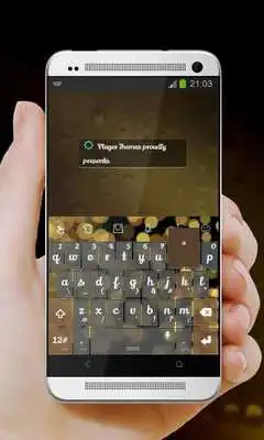 Play Gold Glow Keypad Design