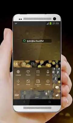 Play Gold Glow Keypad Design