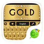 Free play online gold go keyboard theme  APK